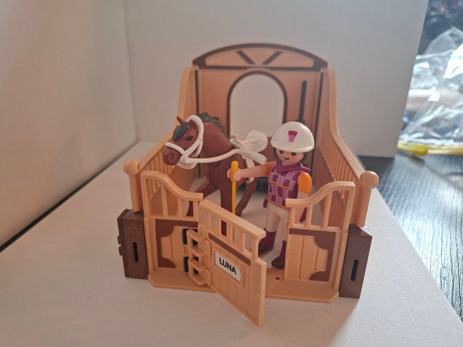 playmobil 5518: shagya arabier met paardenbox, Ophalen, Gebruikt, Complete set, Country