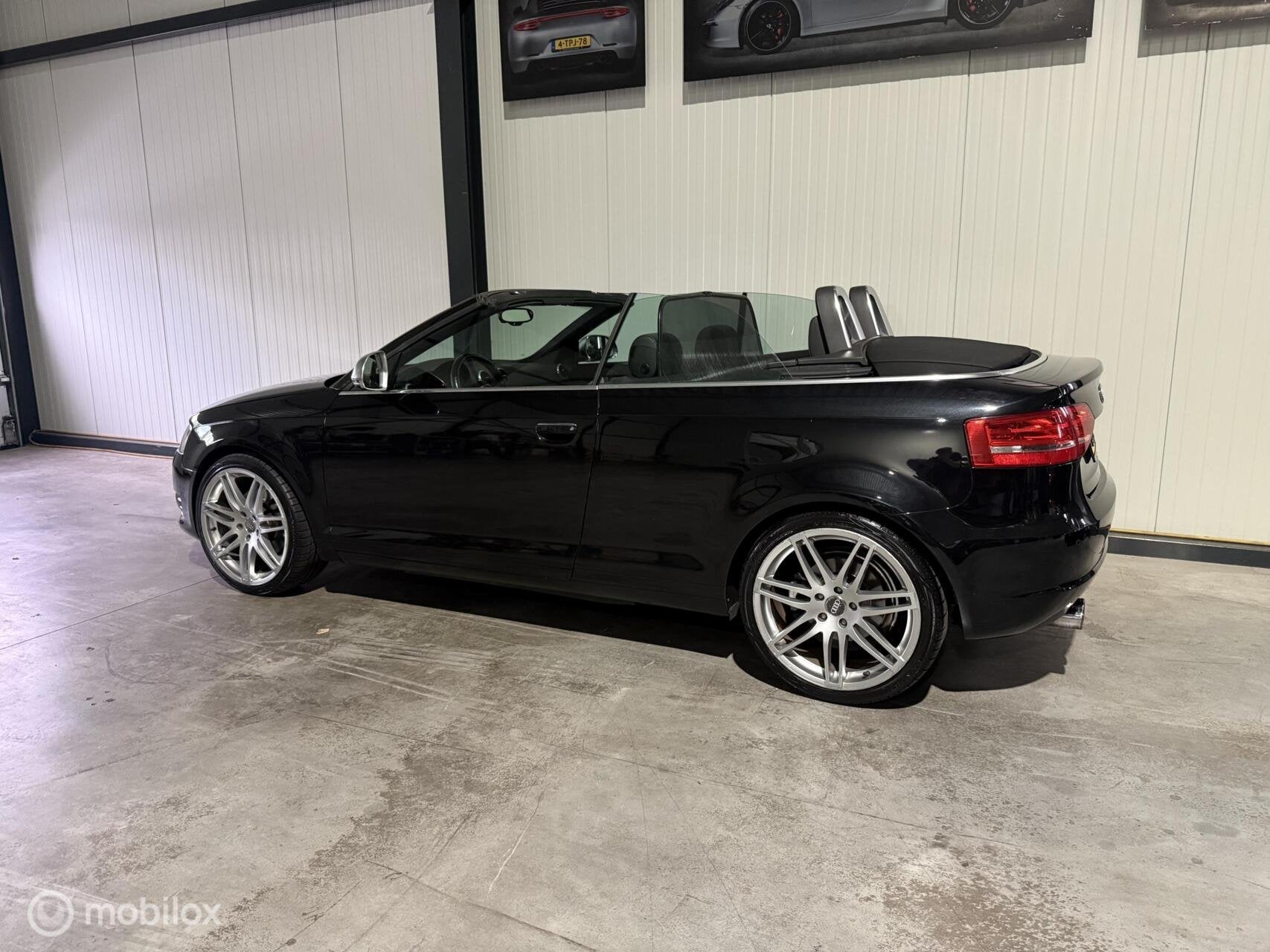 Audi A3 Cabriolet 2.0 TFSI Ambition Pro Line, Auto's, Audi, Gebruikt, 4 cilinders, 4 stoelen, Zwart