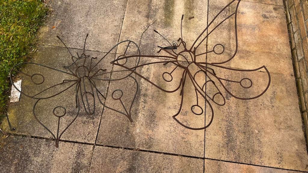 vlinders voor in de tuin, Tuin en Terras, Tuinwanddecoratie, Ophalen, Gebruikt
