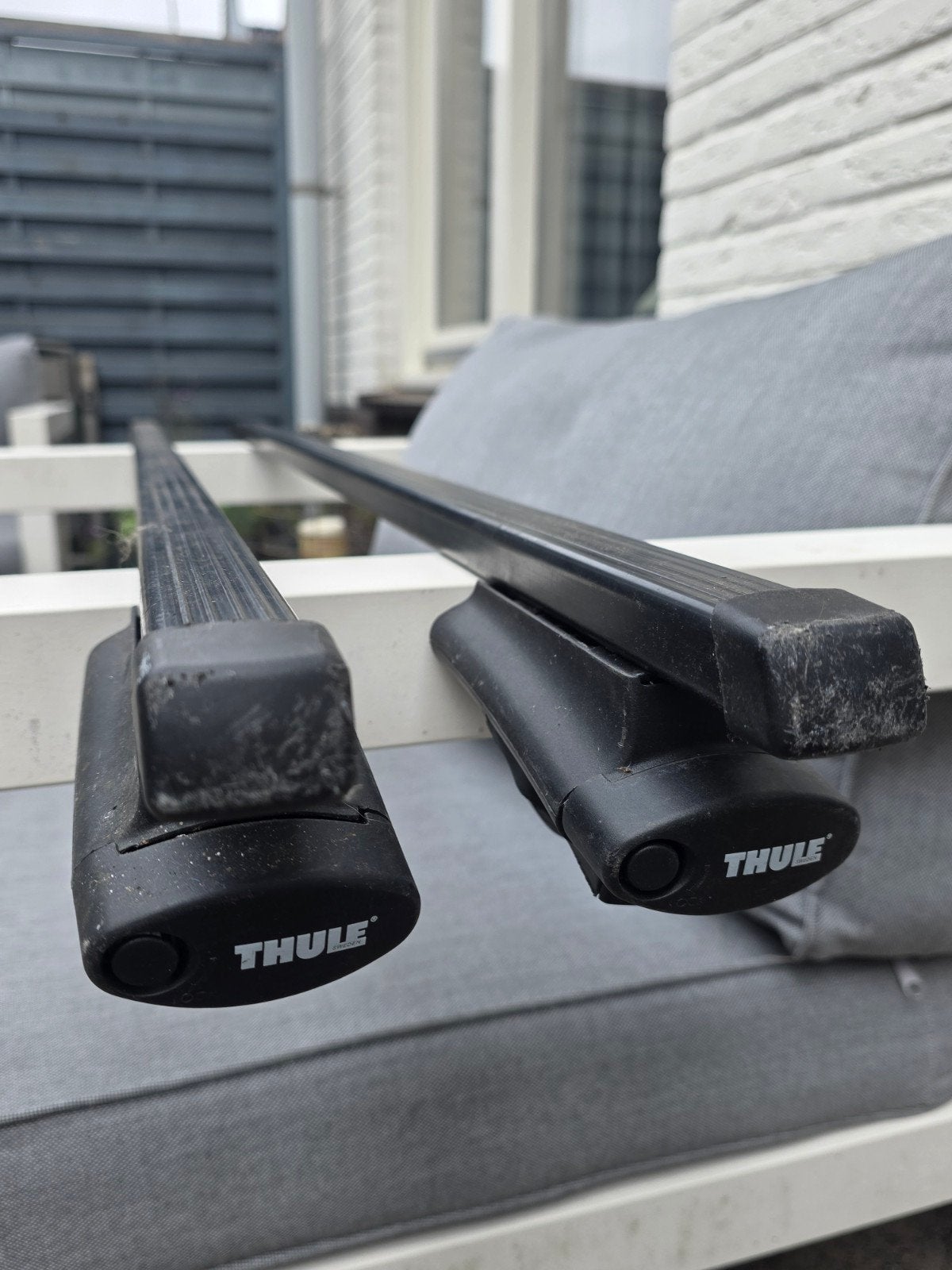Thule Rapid Crossroad 775 + SquareBar Evo dakdragers, Auto diversen, Dakdragers, Gebruikt, Ophalen