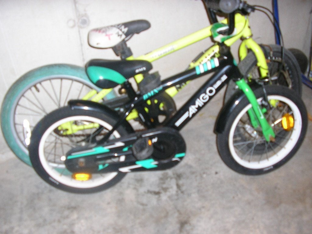 Kinderfiets, Fietsen en Brommers, Fietsen | Kinderfietsjes, Gebruikt, Velgrem, Ophalen of Verzenden, Minder dan 16 inch