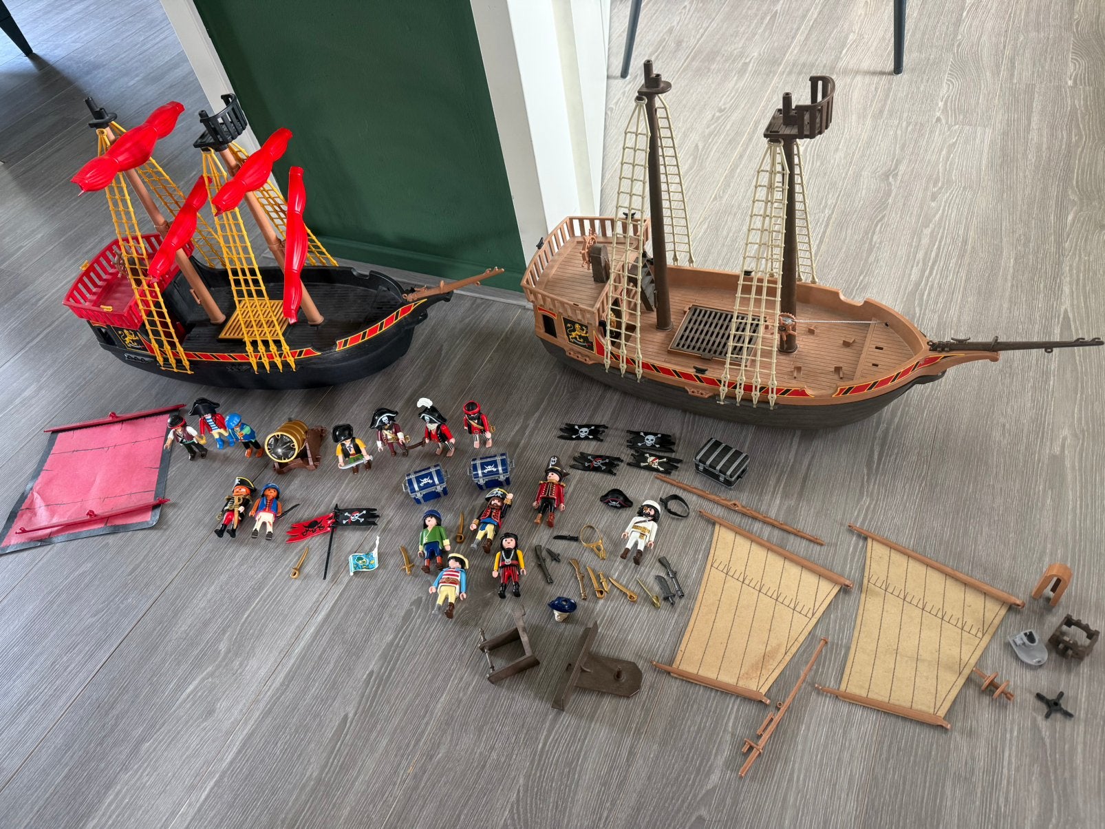 Playmobil grote piratenschepen met accessoires, Kinderen en Baby's, Speelgoed | Playmobil, Zo goed als nieuw, Ophalen of Verzenden