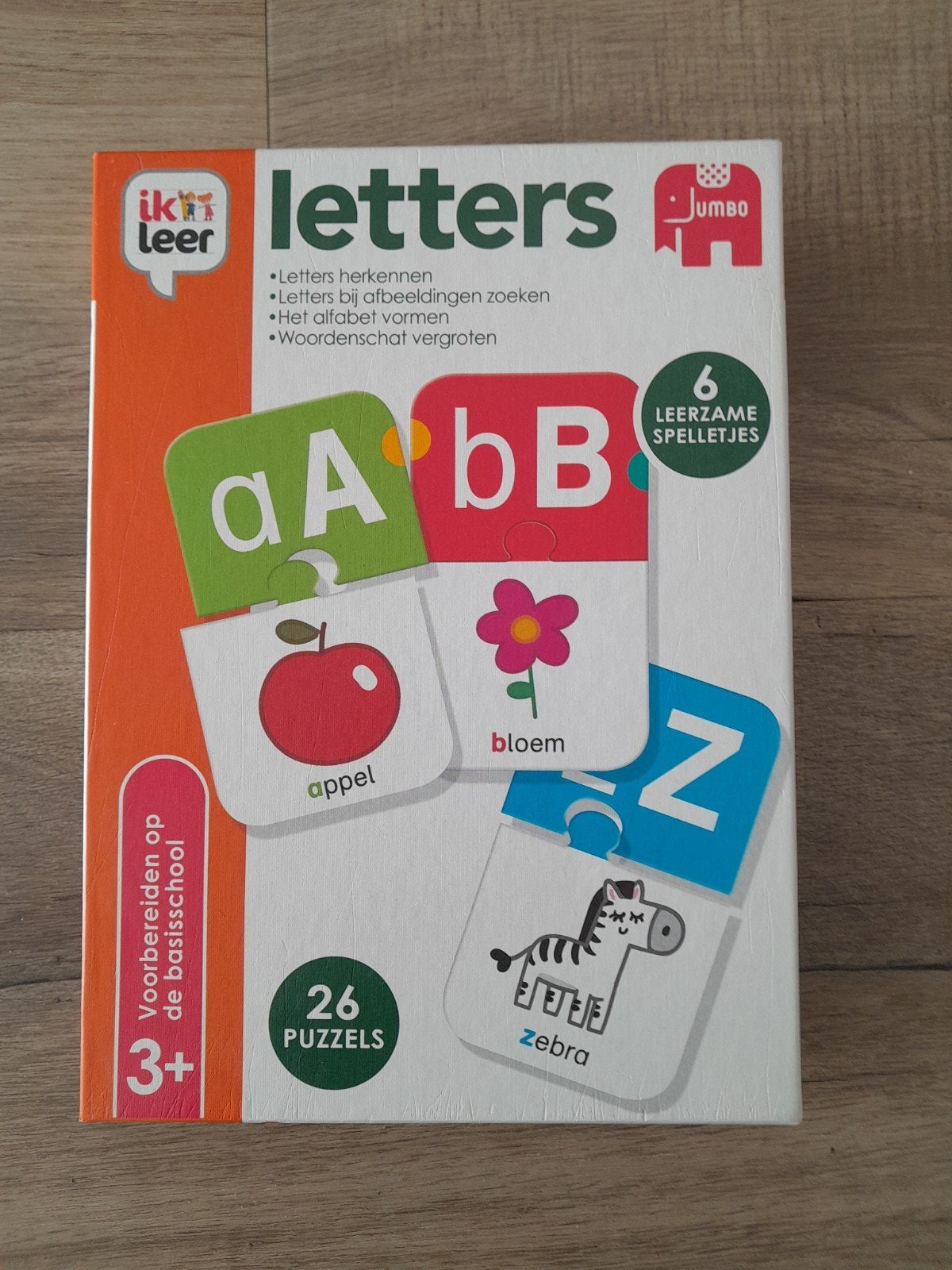 Spel letters voor 3+, Ophalen
