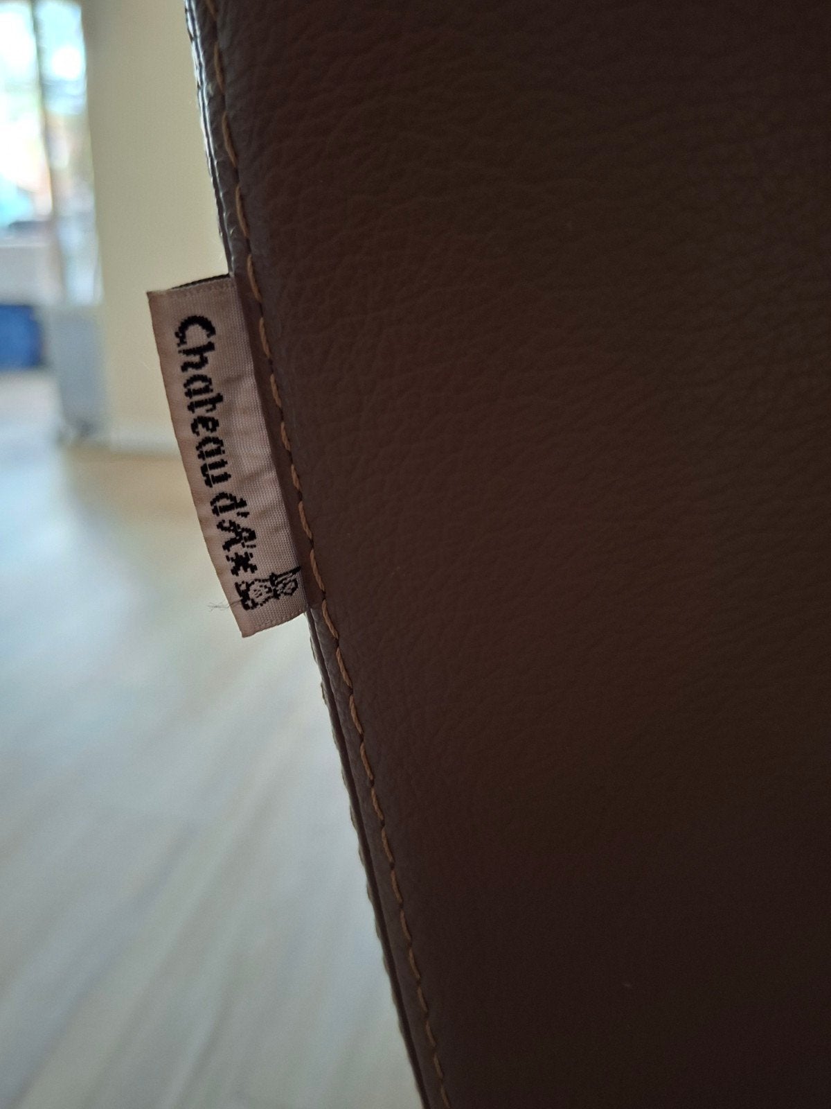 Leren bankstel Chateau d'Ax - 2-zits en 3-zits, Ophalen, Gebruikt, Modern comfort, Driepersoons