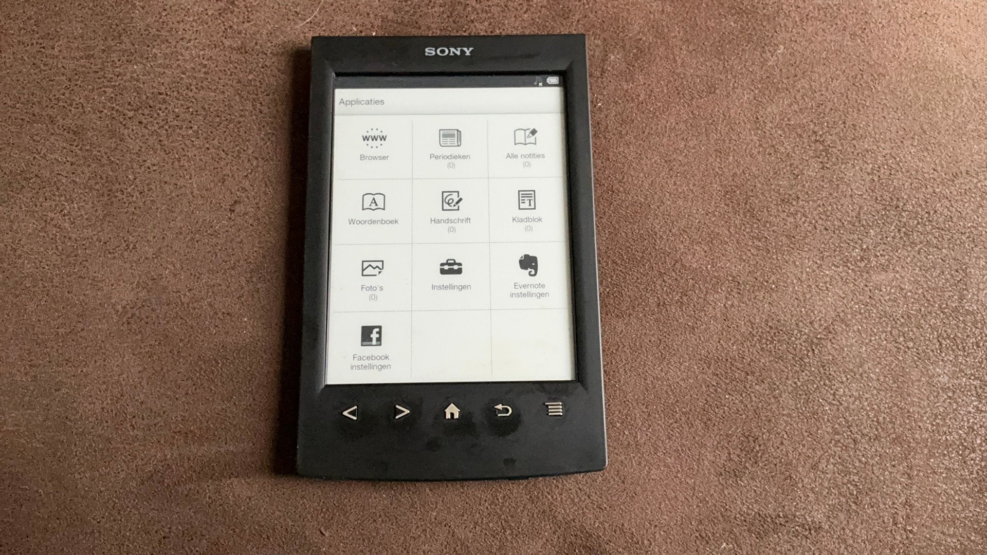 Sony ereader prs-t2, Ophalen of Verzenden, Gebruikt, 4 GB of minder, Touchscreen