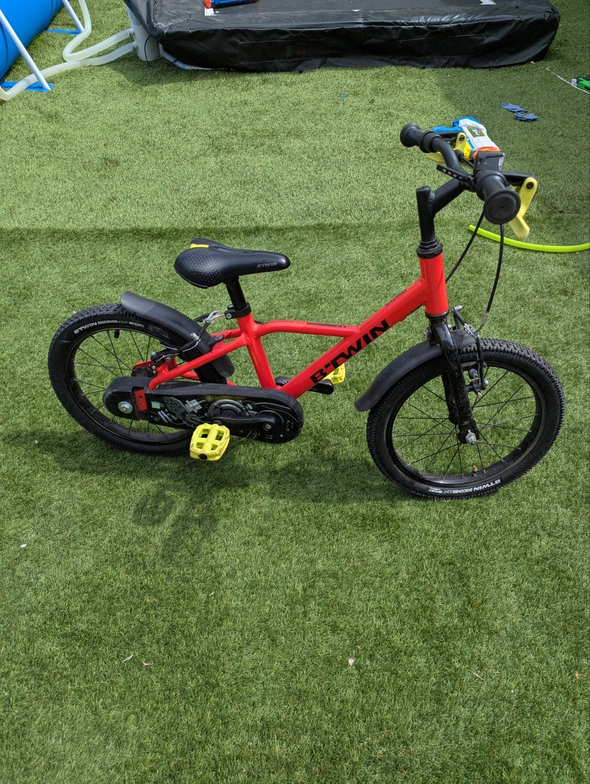 Kinderfiets, Fietsen en Brommers, Fietsen | Kinderfietsjes, Ophalen, Zo goed als nieuw, 16 tot 20 inch