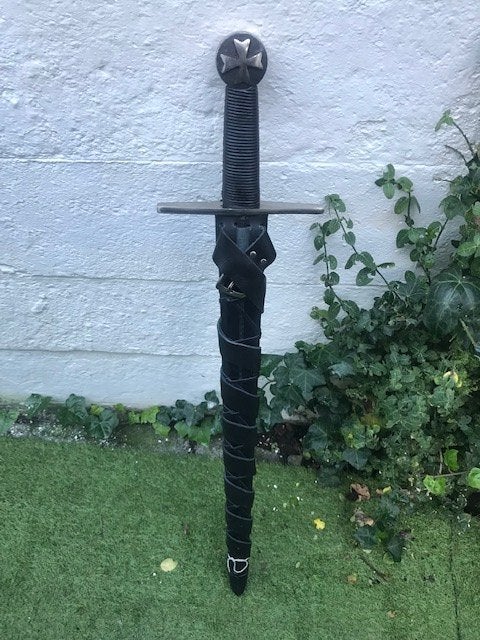 fraai metalen slagzwaard-ridderzwaard, Verzamelen, Ophalen of Verzenden, Overige soorten, Overige gebieden, Zwaard of Sabel