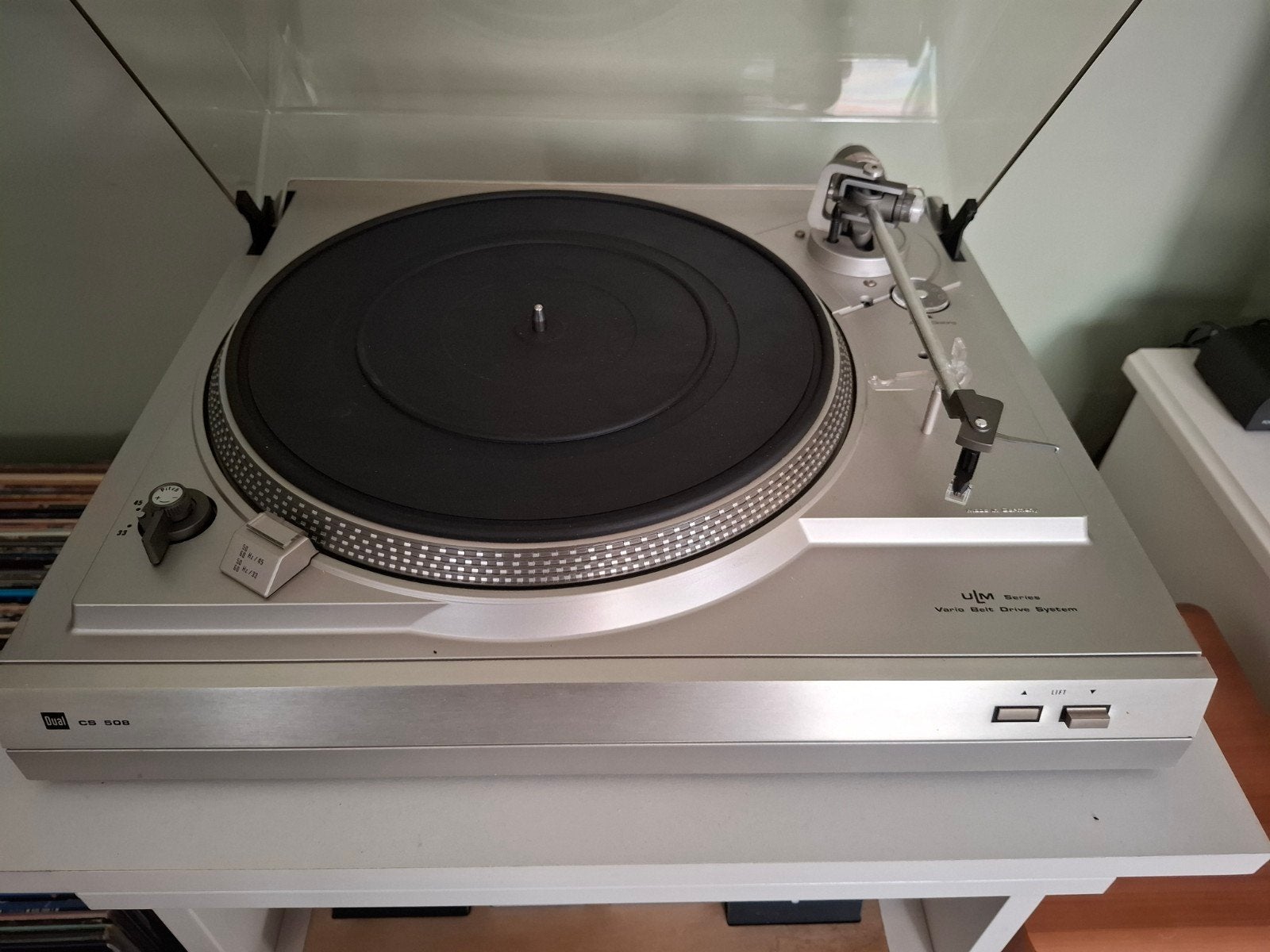 Dual CS 508 Platenspeler met Nedis voorversterker, Ophalen, Gebruikt, Platenspeler, Dual