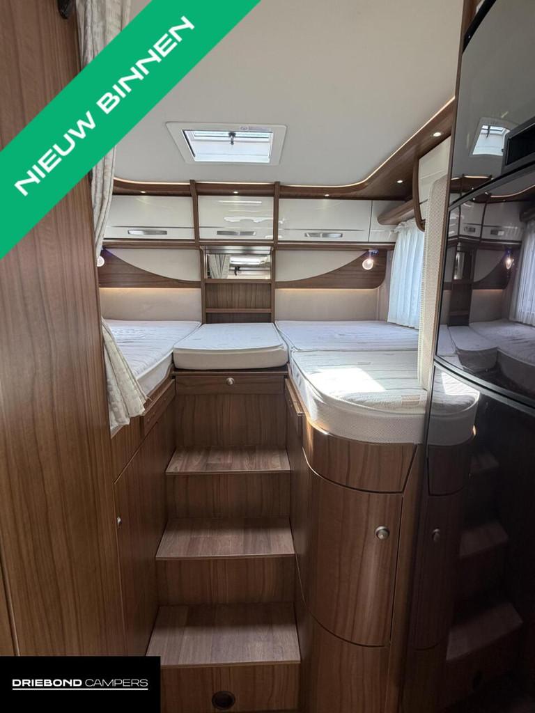 Hymer B 588 Automaat Enkele Bedden Hefbed 2X Airco Omvormer, Caravans en Kamperen, Omvormer, Airbags, 7 tot 8 meter, Bedrijf