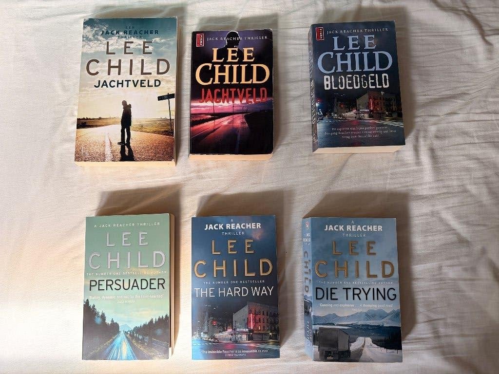 Thriller 3 x Lee Child english en 3 x NL, Ophalen of Verzenden, Zo goed als nieuw, Lee Child, Amerika