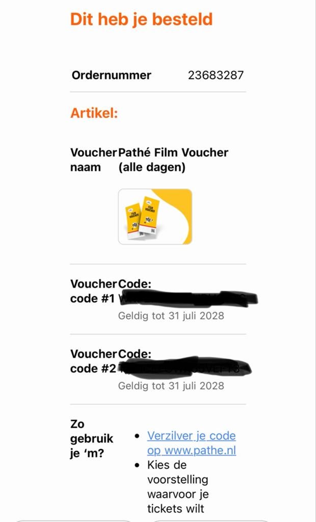 2 bioscoopkaartjes voor Pathé (elke dag), Tickets en Kaartjes, Filmkaartjes, Twee personen, Vrijkaartje alle films