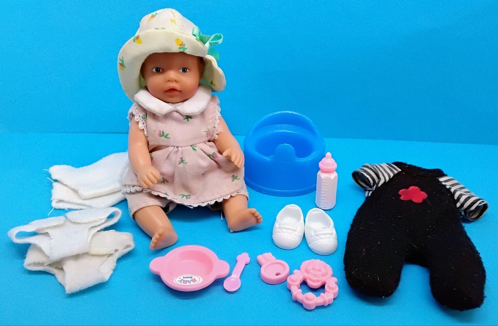 Baby Born Mini World Popje&Accessoires, Verzenden, Gebruikt, Pop