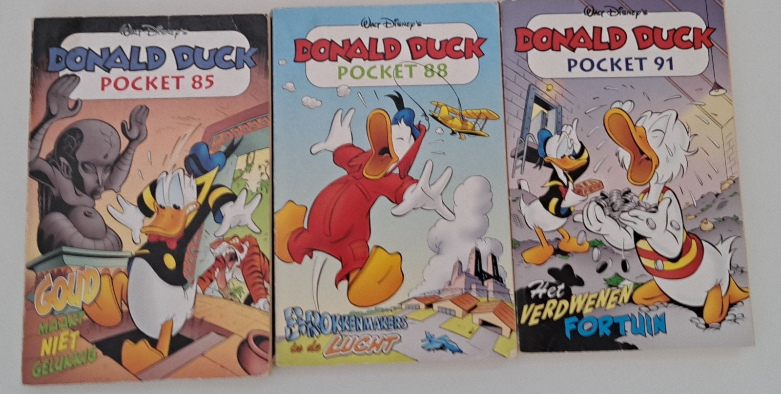 Donald duck pockets 85, 88 en 91, Meerdere stripboeken, Ophalen, Gelezen, Walt Disney  Donald duck