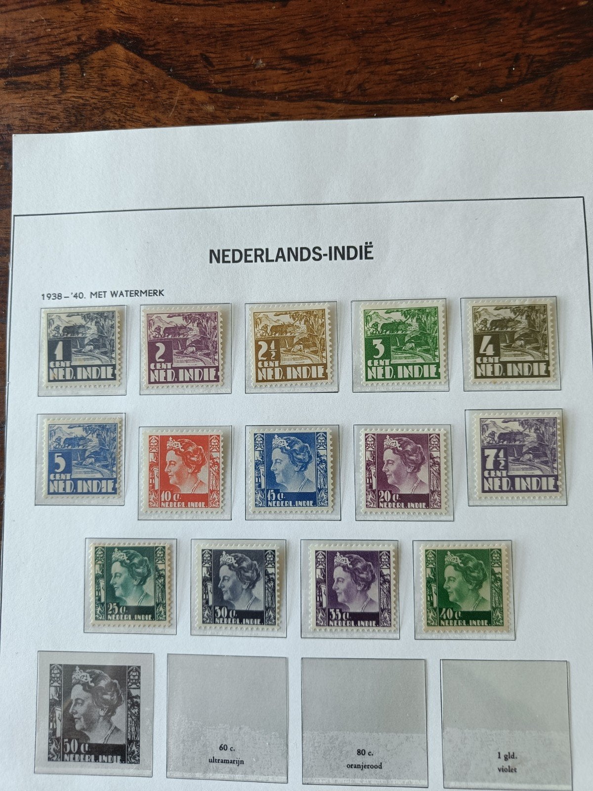 Nederlands indie 246/259 ongebruikt, Ophalen of Verzenden