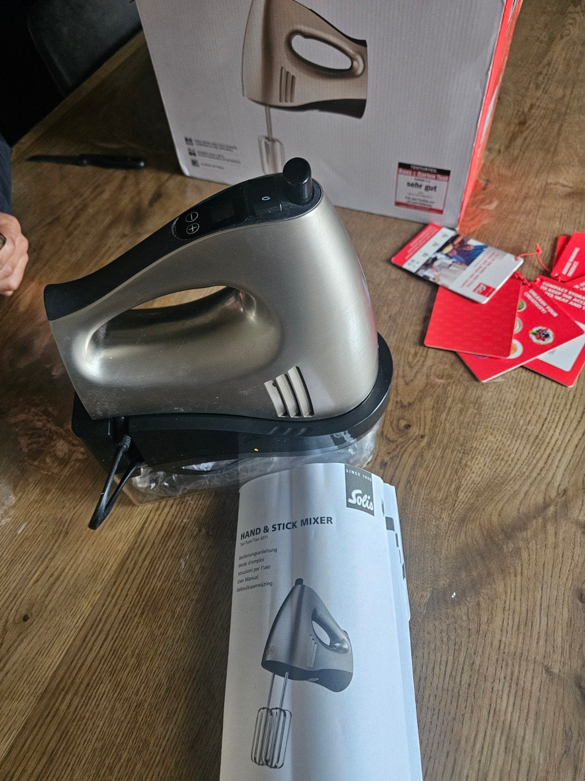 Solis Hand & Stick Mixer - s, Nieuw, 3 snelheden of meer, Ophalen of Verzenden, Vaatwasserbestendig