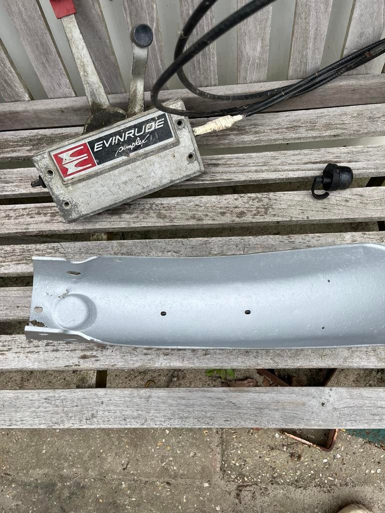 Gashendel evinrude met kabels, Watersport en Boten, Ophalen of Verzenden, Zo goed als nieuw, Motor en Techniek, Motorboot