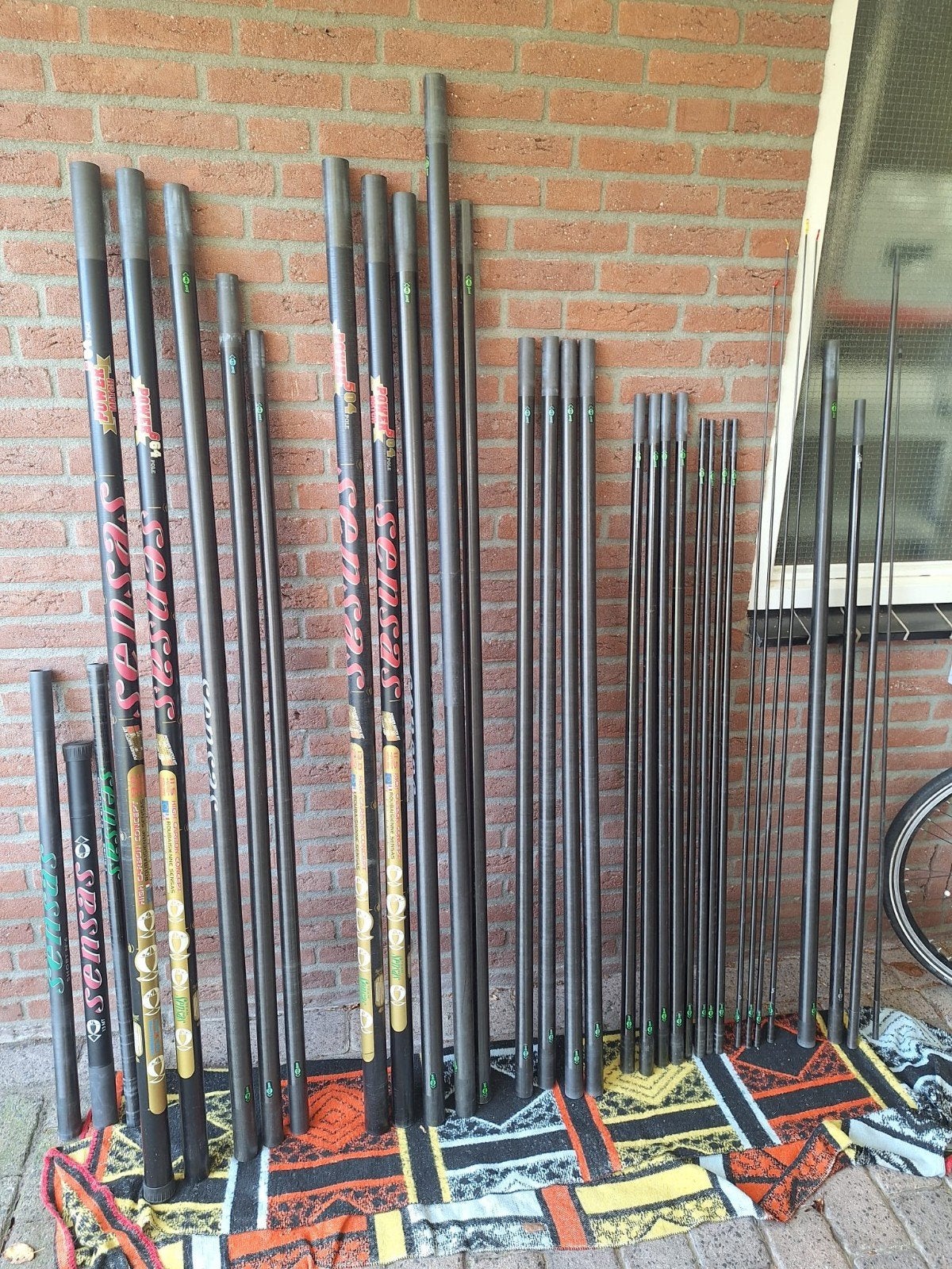 Vishengels Sensas 13 meter vaste hengels 66 o4 en 504 Power, Ophalen of Verzenden