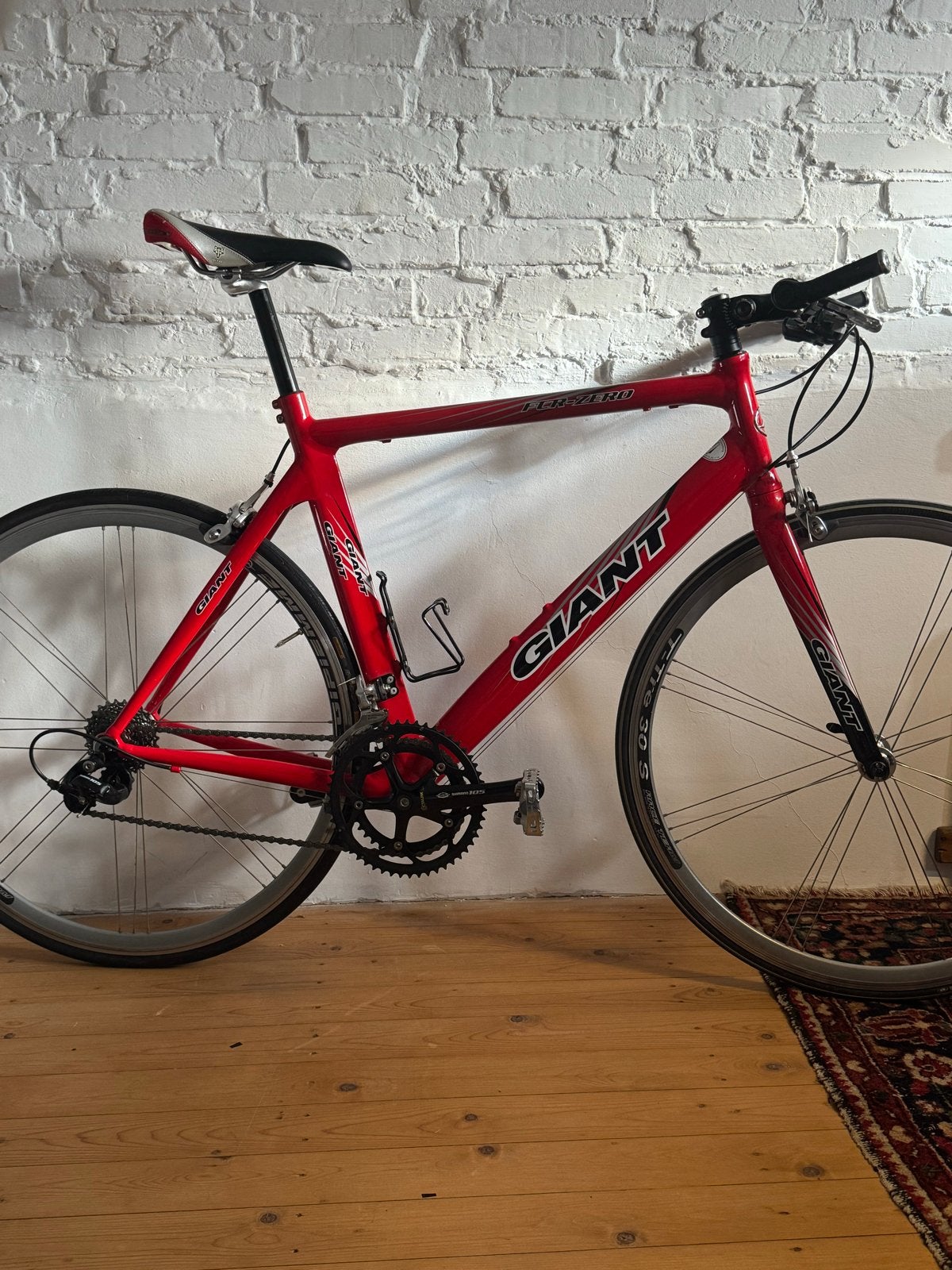 Giant FCR Zero racefiets fitnessfiets - Shimano 105 - Maat L, Ophalen, 28 inch, Gebruikt, Velgrem