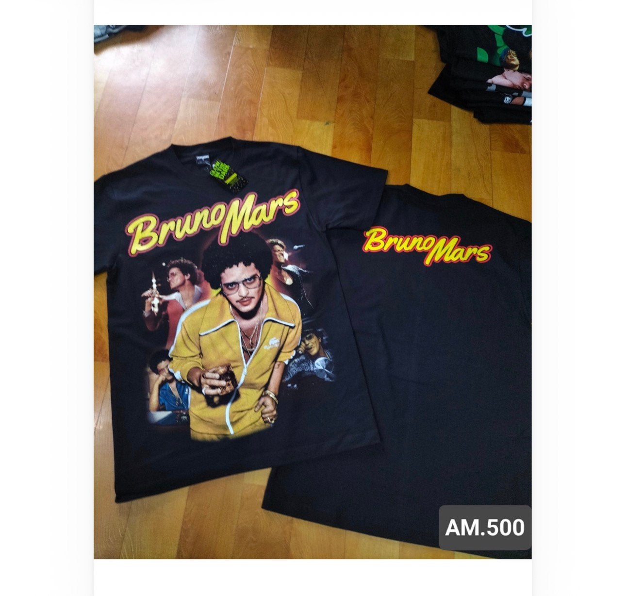 Bruno mars t-shirt maat M glow in the dark, Ophalen of Verzenden, Nieuw, Maat 48/50 (M), Overige kleuren