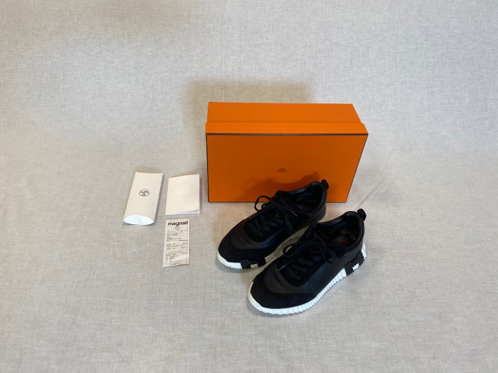 Hermès Bouncing Sneakers Black Size 42, Verzenden, ., Zwart, .