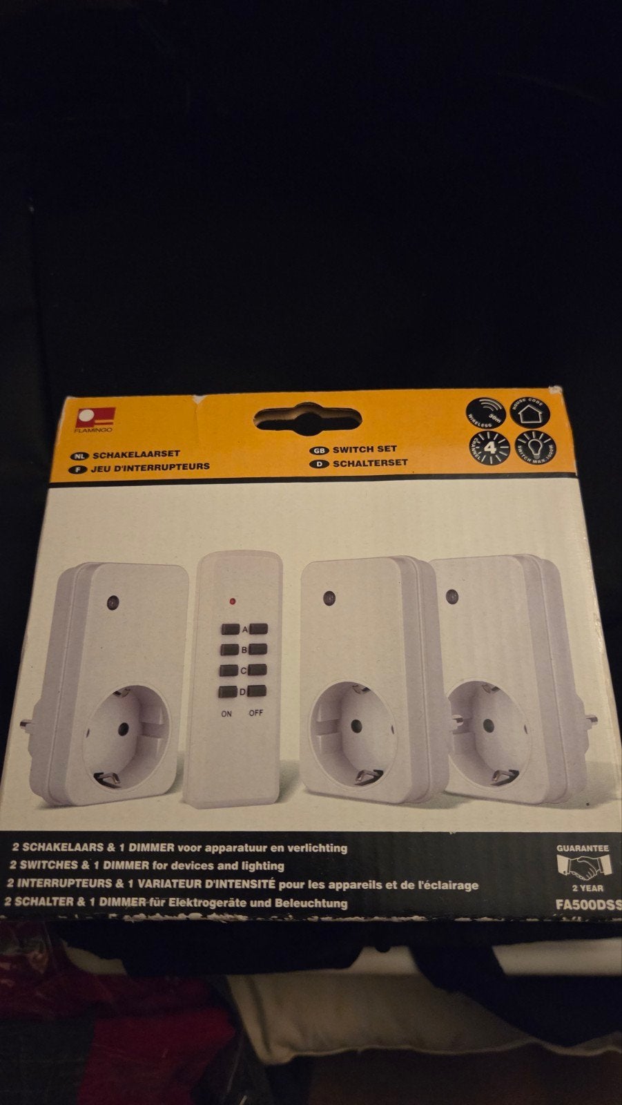 Flamingo Schakelaars & Dimmer met Afstandsbediening, Dimbaar, Ophalen of Verzenden, Nieuw, Overige merken
