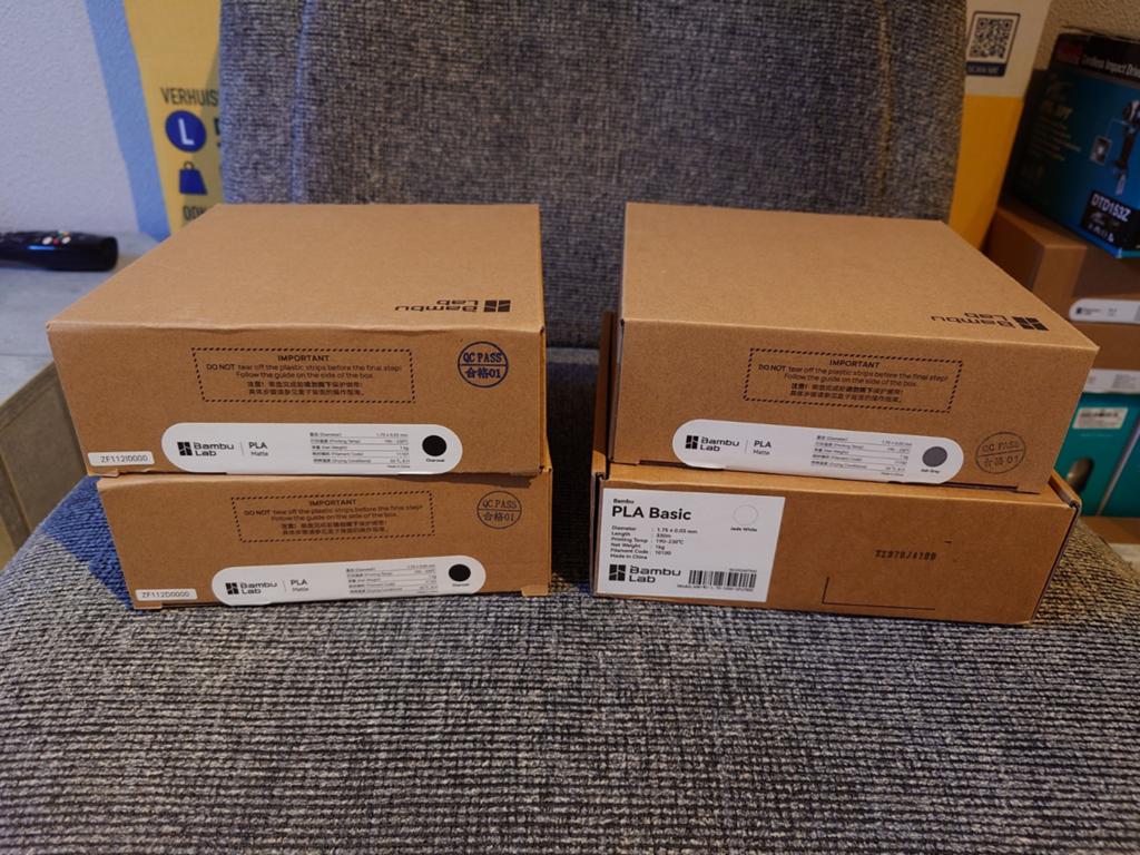 Bambu Labs 3D printer filament (met spoel | refill), Ophalen, Nieuw, Filamentrollen
