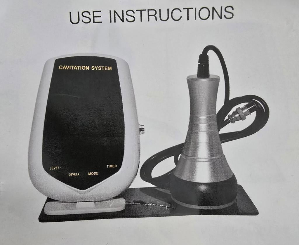 40k Ultrasone Cavitatie Afslankmachine, Ophalen of Verzenden, Zo goed als nieuw, Apparaat