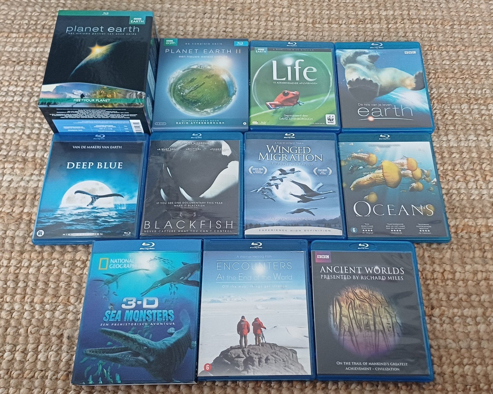 Grote collectie natuurdocumentaires Blu-ray, Documentaire, Alle leeftijden, Nederlands, Ophalen of Verzenden