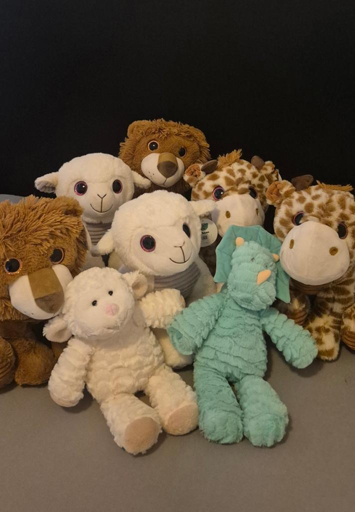 Partij nieuwe knuffels, Ophalen