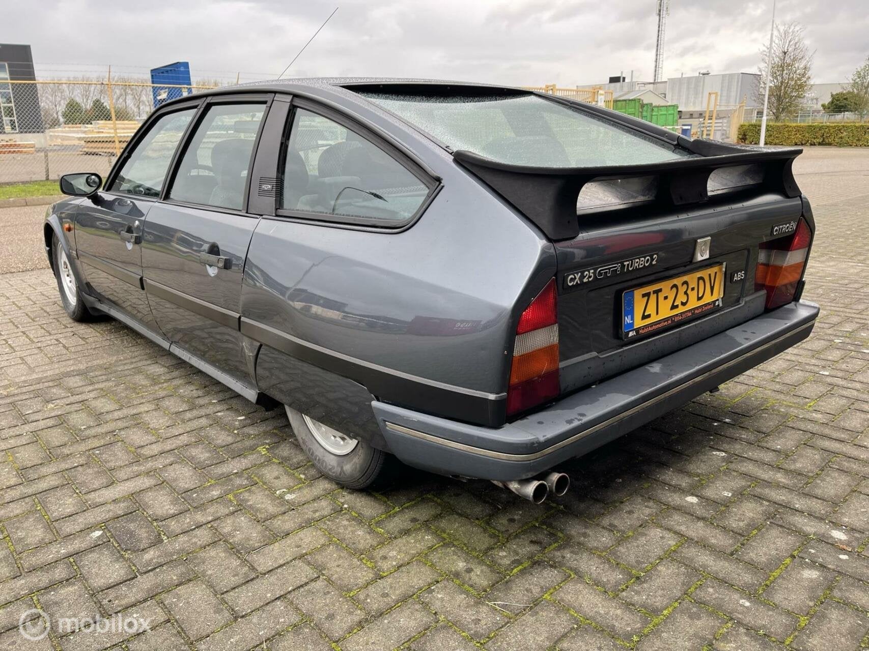 Citroen CX 2.5 GTI Turbo 2 | 1988 | Morette | Airco |NL --PR, Auto's, 2500 cc, Stof, Zwart, Bedrijf
