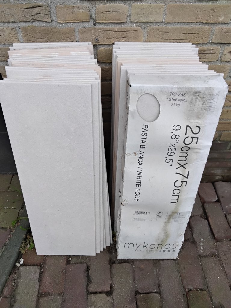Wandtegels, Doe-het-zelf en Verbouw, Ophalen, Nieuw, 5 tot 10 m², 20 tot 40 cm
