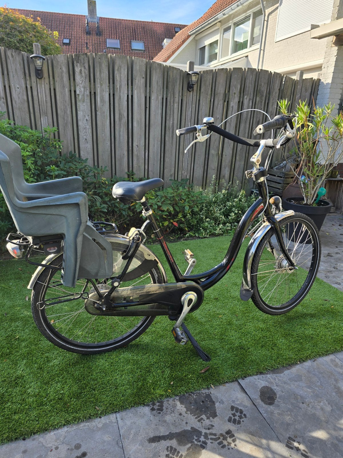 mooie Sparta Amazone moederfiets met 7 versnellingen., Ophalen, 2 zitjes, Sparta, Versnellingen
