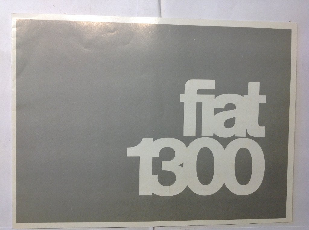 Fiat 1300 en 1300-1500 Familiale  folder NED 12 blz 1965, Ophalen of Verzenden, Nieuw, Overige merken