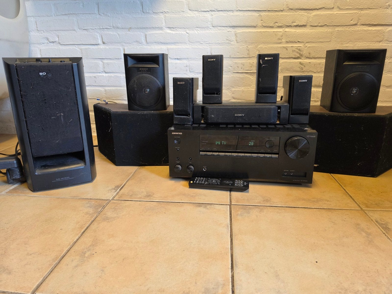 Home Cinema Set met Bose en Sony Speakers, 70 watt of meer, Overige spelers, Ophalen, Overige merken