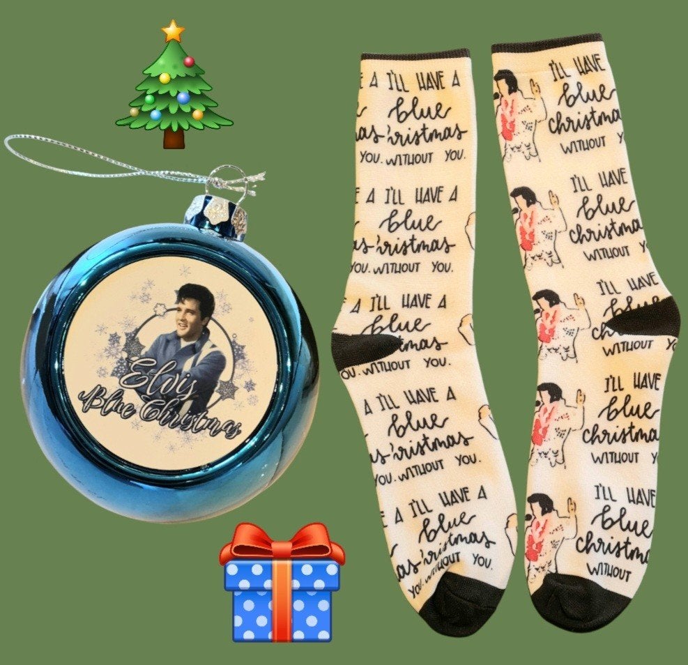 ELVIS PRESLEY KERST SOKKEN + KERST BAL ELVIS, Ophalen of Verzenden, Nieuw