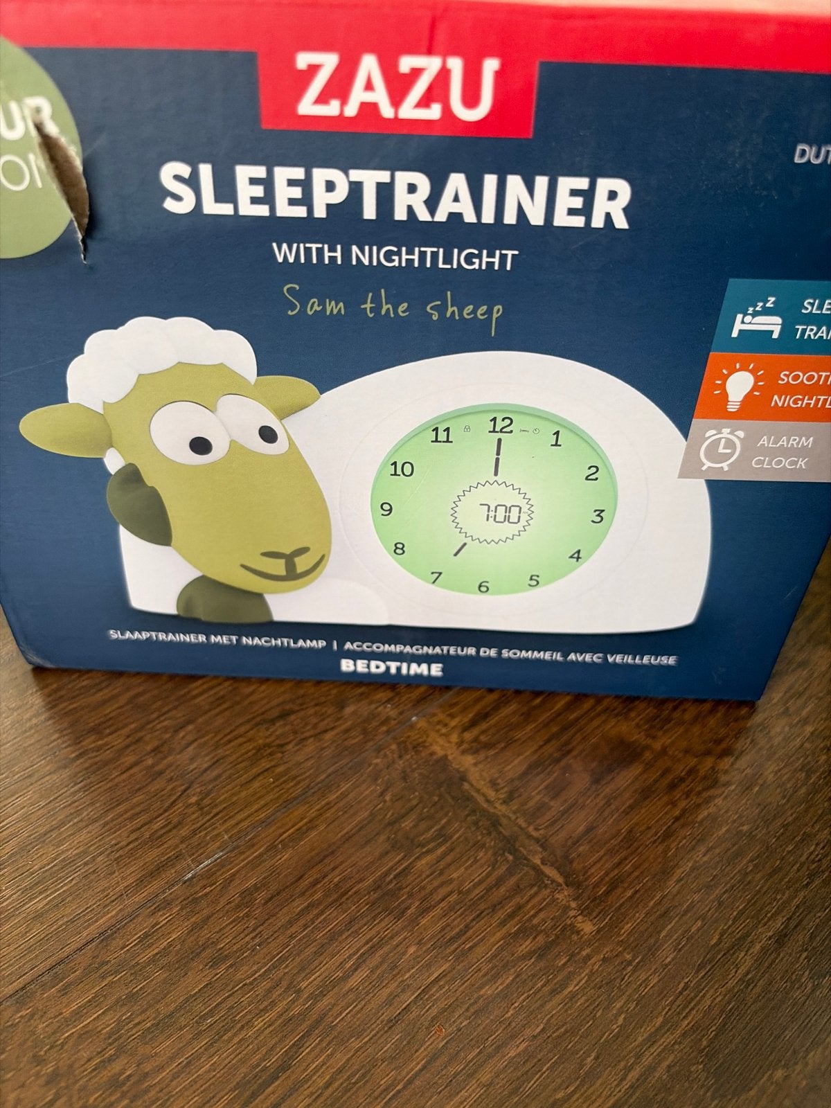 ZAZU Sleeptrainer met nachtlampje - Sam the Sheep, Ophalen, Nieuw