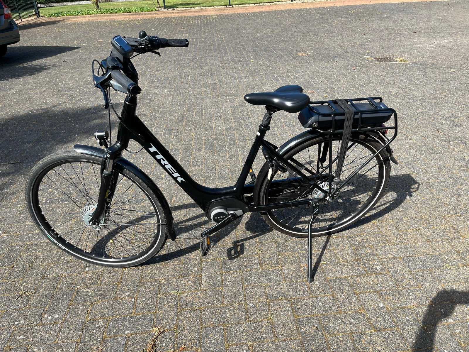 Trek lowstep elektrische fiets met Bosch PowerPack 500, Fietsen en Brommers, Elektrische fietsen, Gebruikt, 47 tot 51 cm, 50 km per accu of meer