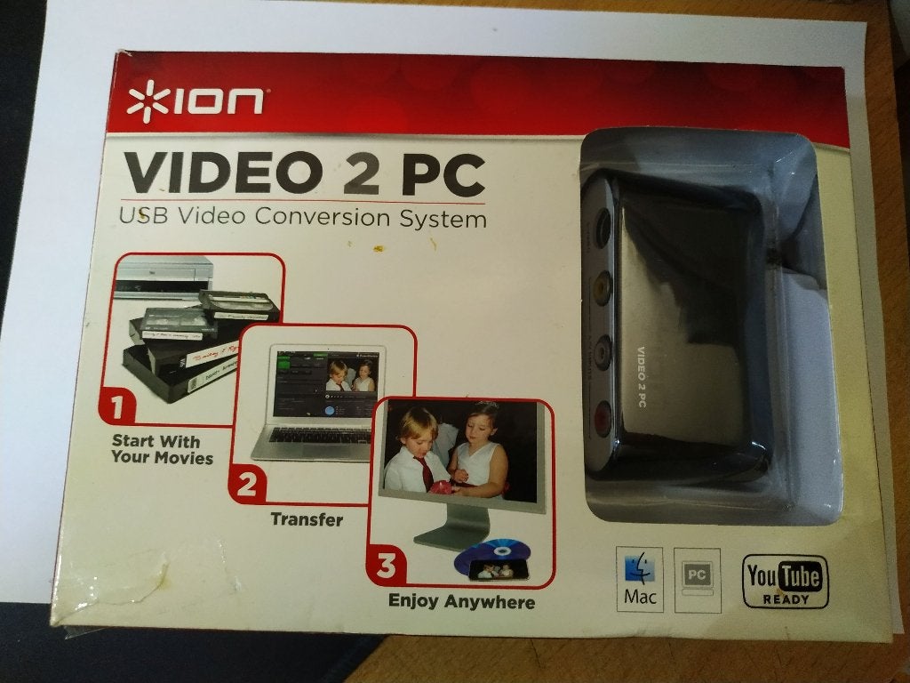 ION VIDEO2PC 2 PC External Digital Video Converter - USB, Ophalen of Verzenden, Nieuw