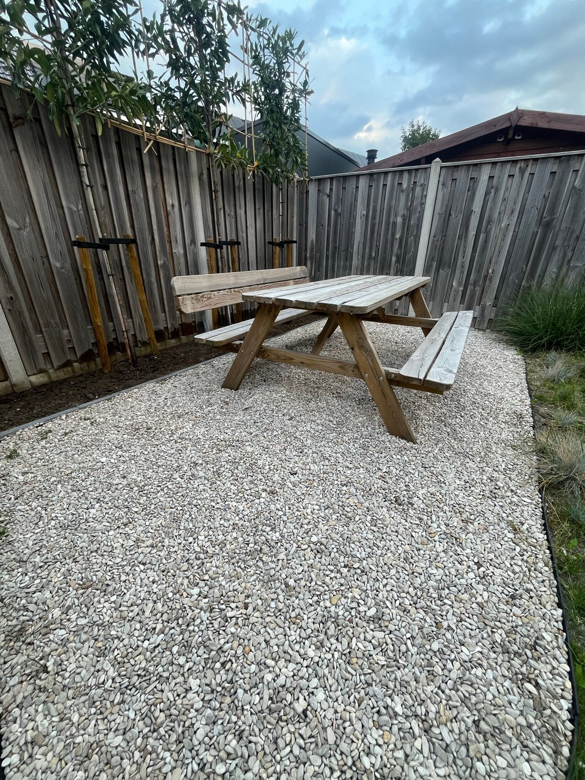 Grind voor tuin/ oprit - GRATIS! ca. 3m x 5m oppervlakte, Ophalen, Gebruikt, Wit, Grind