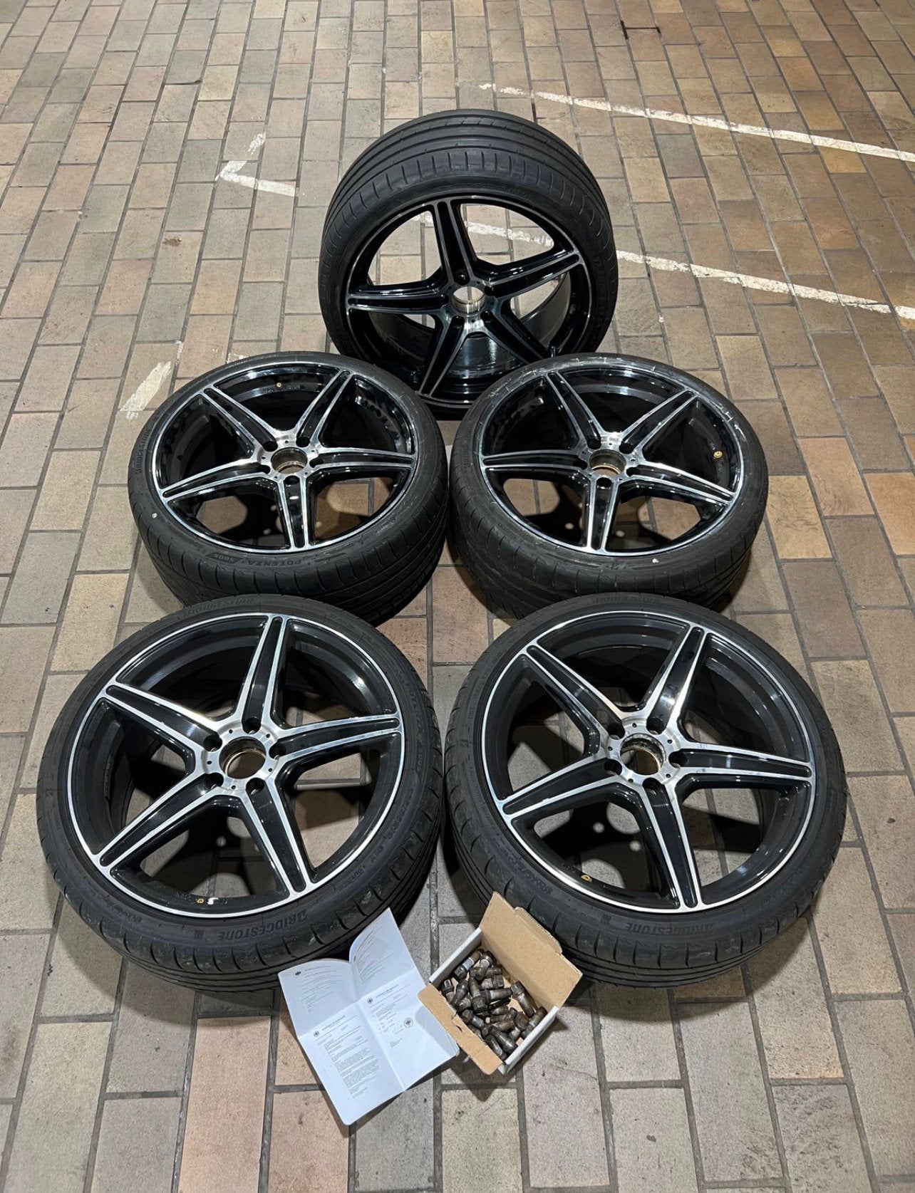 Zomerbanden met velgen 235/35/19   5x112, Banden en Velgen, 235 mm, Personenwagen, Zomerbanden