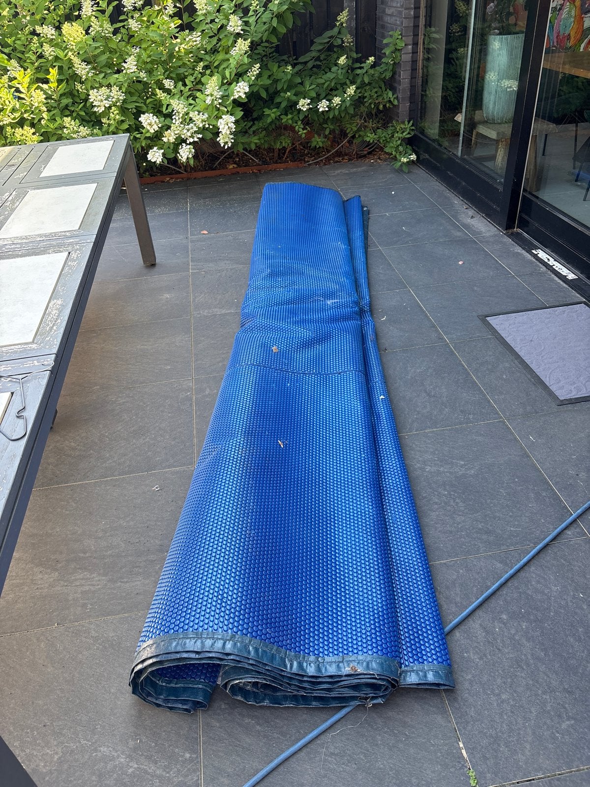 Zwembad zomer afdekzeil /cover 8.00 bij 4.00, Tuin en Terras, Ophalen, Gebruikt, Afdekzeil