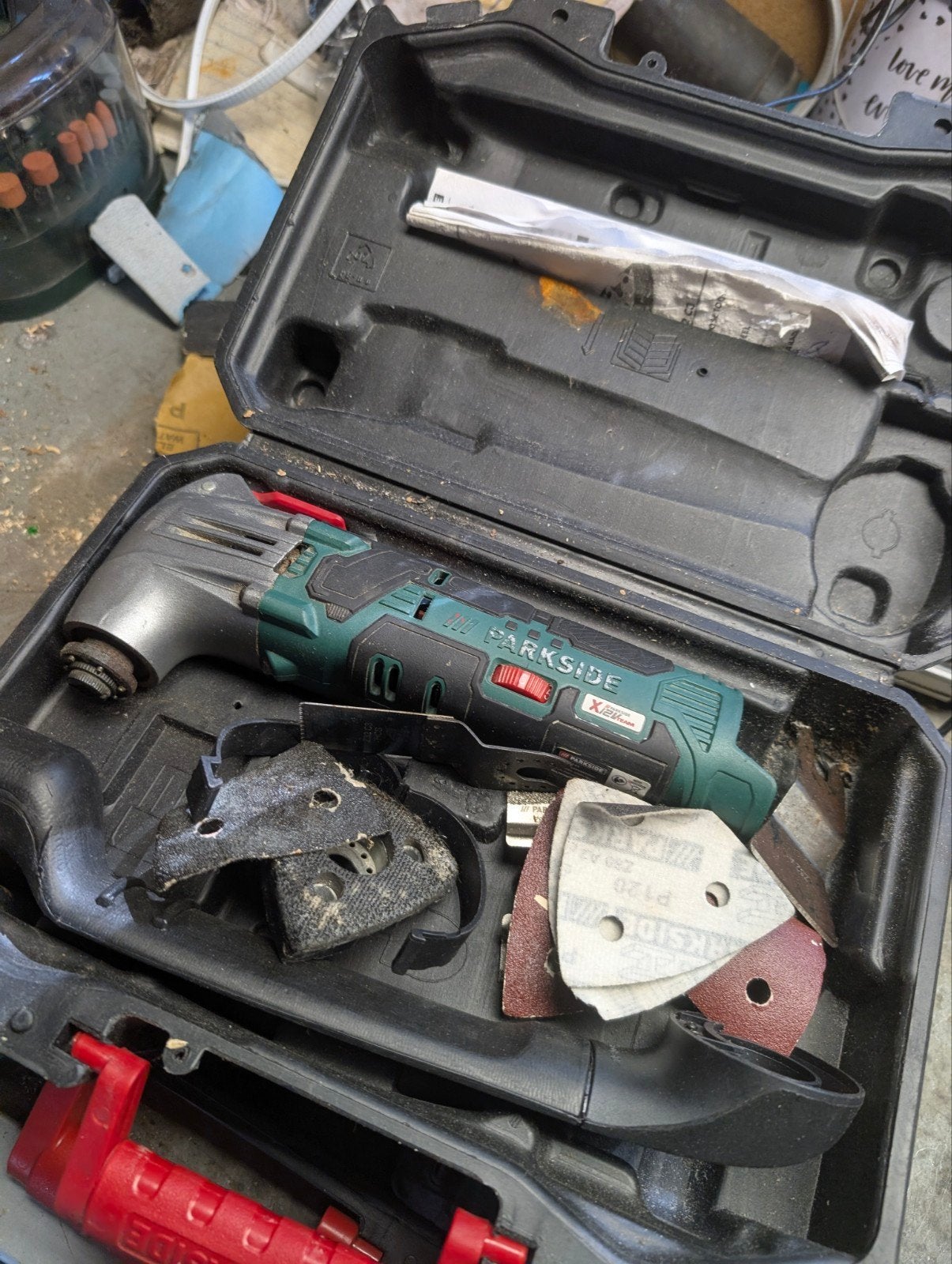 Parkside 12V Multitool - Zonder accu/lader, Ophalen of Verzenden, Gebruikt