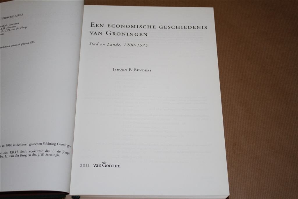 Een economische geschiedenis van Groningen. 1200-1575., Ophalen of Verzenden, Nieuw