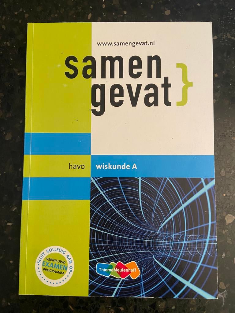 Samengevat Wiskunde A havo, Boeken, Ophalen of Verzenden, Zo goed als nieuw, HAVO