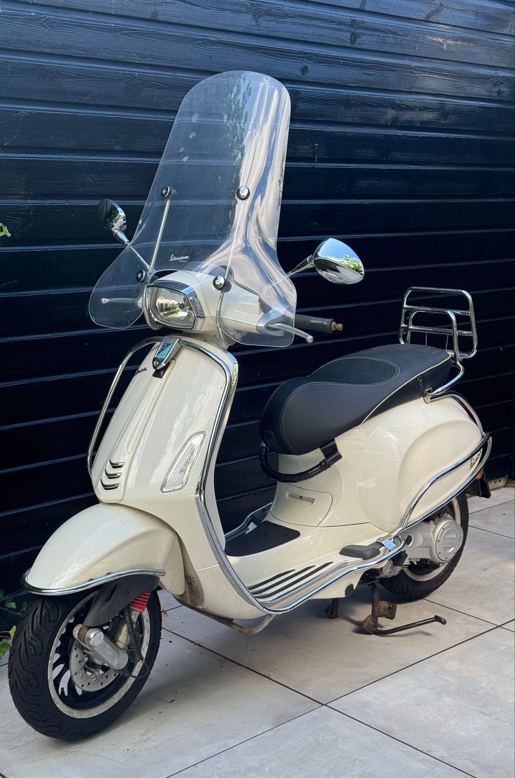 Vespa Sprint Scooter - Wit, 2019, 25 km/u, Ophalen, Gebruikt, Benzine, Vespa