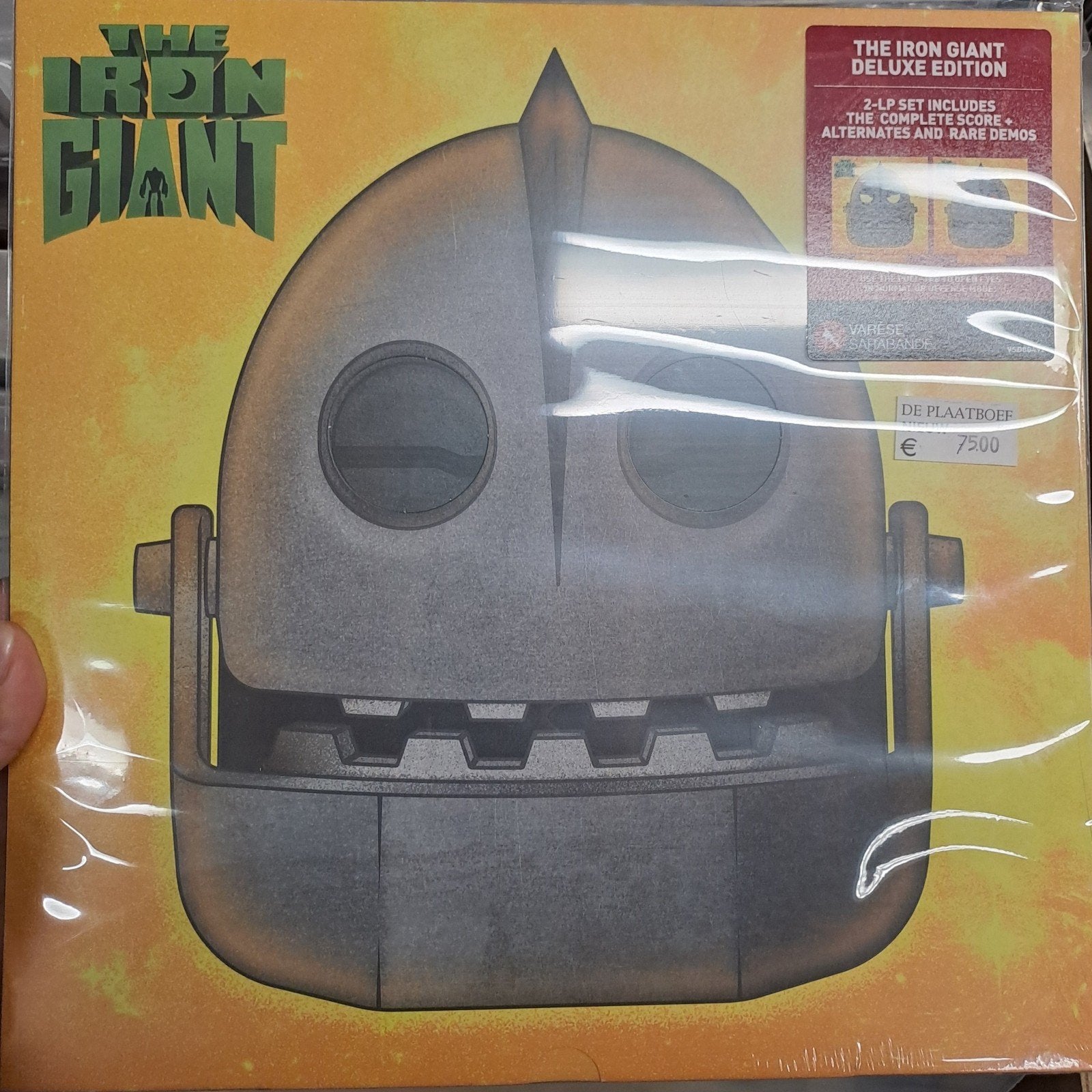 LP Michael Kamen The Iron Giant Deluxe Edition Vinyl NEW, Verzenden, Nieuw in verpakking, 12 inch