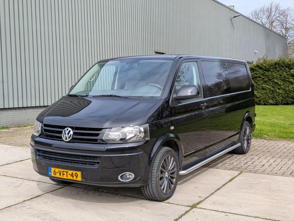 Volkswagen Transporter 2.0 TDI L2 Dubbel Cabine Automaat AC, Auto's, Bestelauto's, Bedrijf, Te koop, ABS, Achteruitrijcamera, Airbags