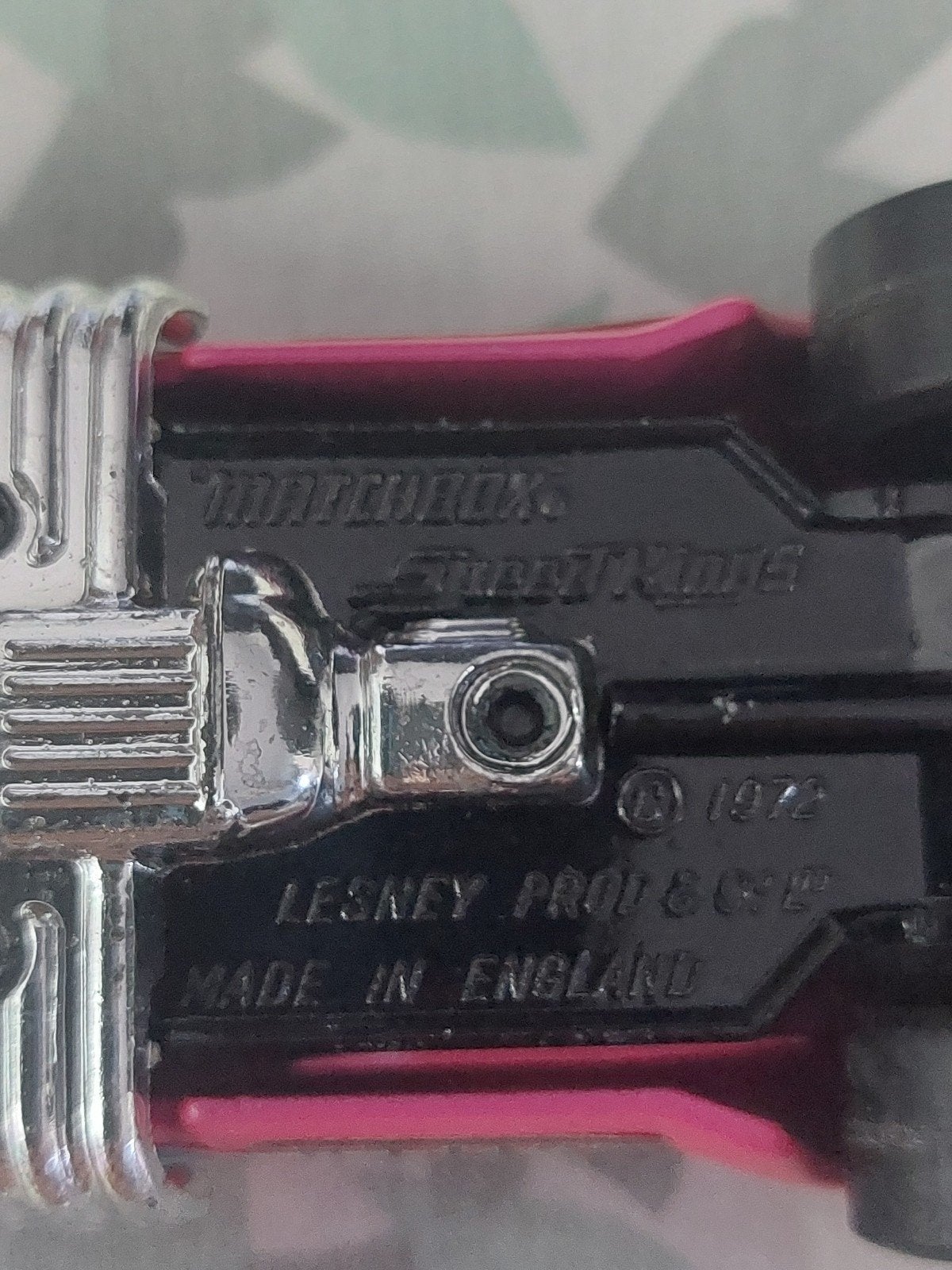 Matchbox Super Kings K-30 Dragster Gulper Roze 1972, Ophalen of Verzenden, Gebruikt