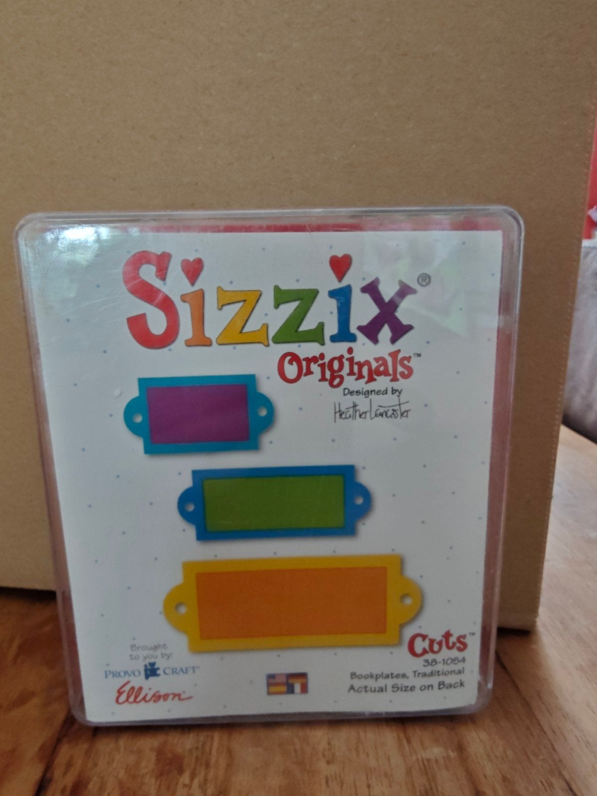 Sizzix Originals Bookplates Stansvorm - Traditioneel, Overige thema's, Meerkleurig, Metaal, Zo goed als nieuw