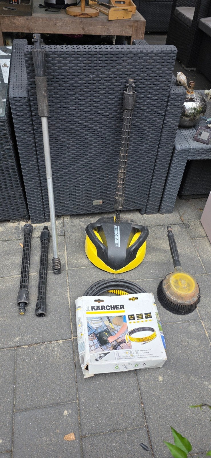 Karcher  terrasreiniger   buis reiniger diverse accessoires, Ophalen of Verzenden, Gebruikt, Overige typen